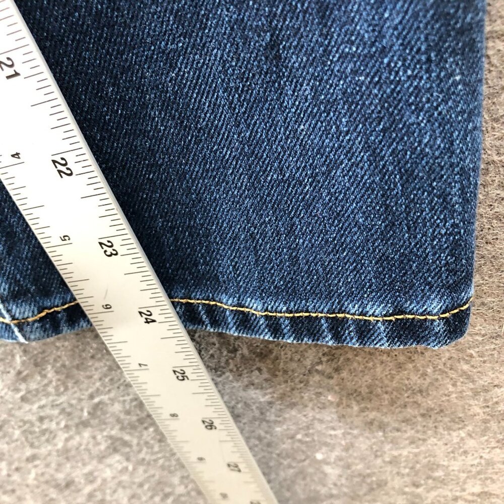 Banana Republic The Slim Jean Womens 27 Short 27P (4P) Washwell Blue Dark‎ Wash - Picture 8 of 10